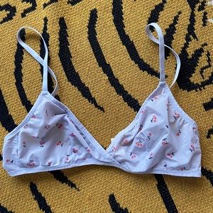 🍒 j crew cherry french bralette 🍒